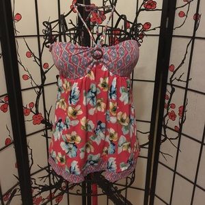 Women’s Halter Neck Babydoll Tank